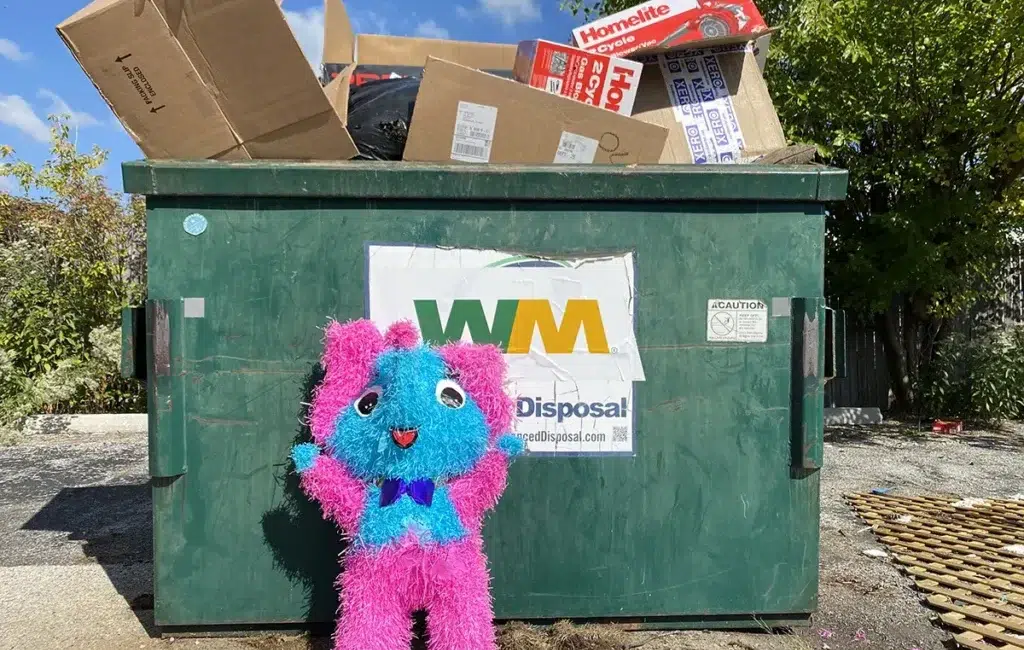 paper recycling container