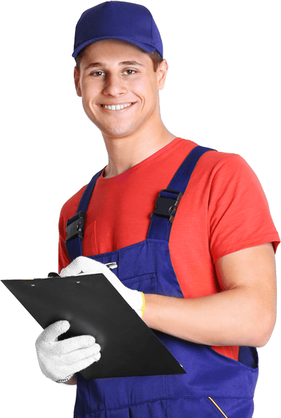 junk removal specialist calculating junk removal costs