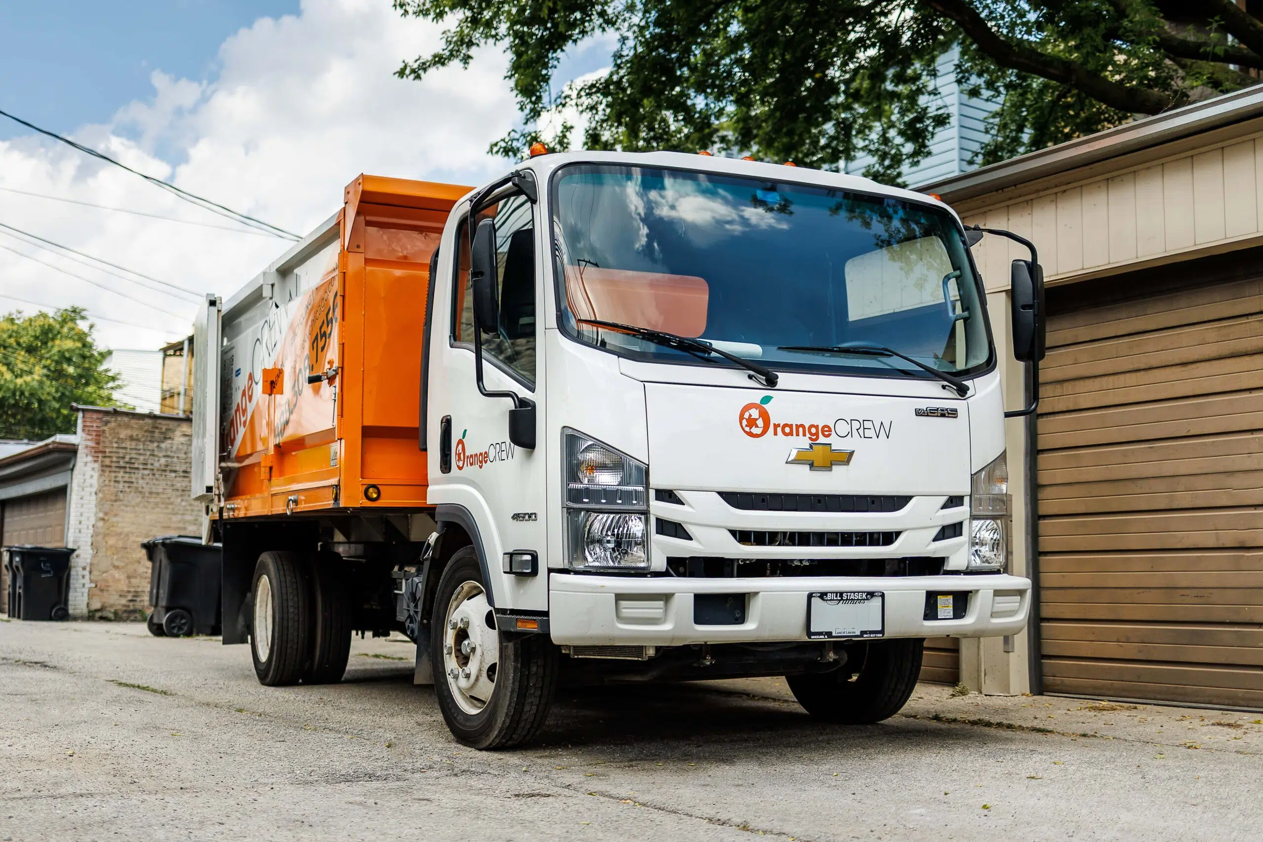 Orange Crew Chicago junk haulers