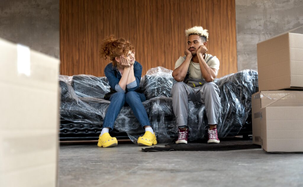 couple sitting on a couch